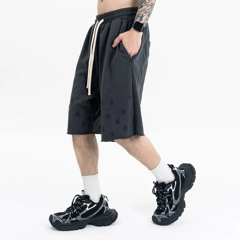 Мужские спортивные шорты Lanhai: новая коллекция весна-лето, модный бренд, однотонные, рваные, плотные, повседневные, свободного кроя, на резинке, длина до колена.
Мужские спортивные шорты Lanhai: новая коллекция весна-лето, модный бренд, однотонные, рваные, плотные, повседневные, свободного кроя, на резинке, длина до колена.