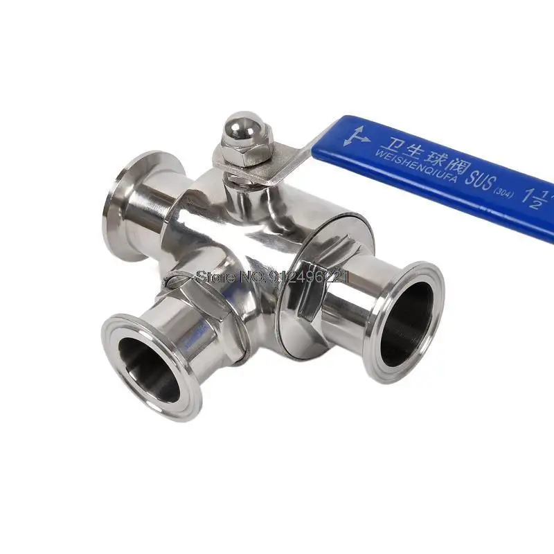 1" 25mm 304 Stainless Steel Sanitary Ball Valve 3 Three Way 1.5" 50.5mm Tri Clamp Ferrule Type For Food Homebrew Diary
1" 25mm 304 Stainless Steel Sanitary Ball Valve 3 Three Way 1.5" 50.5mm Tri Clamp Ferrule Type For Food Homebrew Diary
