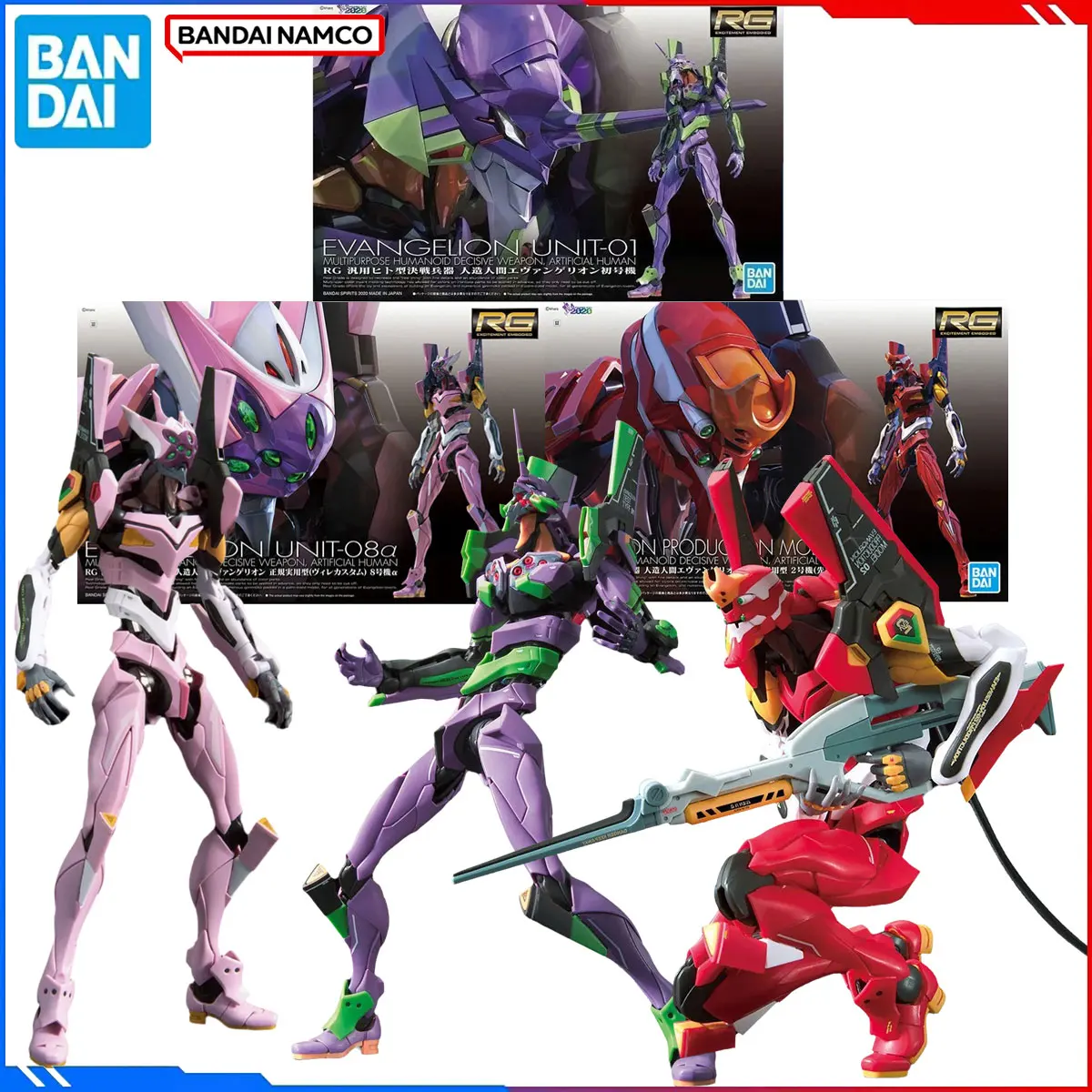 Genuine Bandai Original Evangelion Figure Model Kits RG 1/144 Anime Figures Evangelion Unit-08α 02 01 Action Model Toy Gift Kids
Genuine Bandai Original Evangelion Figure Model Kits RG 1/144 Anime Figures Evangelion Unit-08α 02 01 Action Model Toy Gift Kids