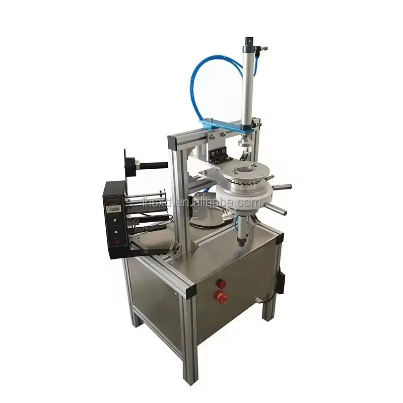 Circular soap semi-automatic pleated packaging machine pneumatic pleated packaging machine
Circular soap semi-automatic pleated packaging machine pneumatic pleated packaging machine