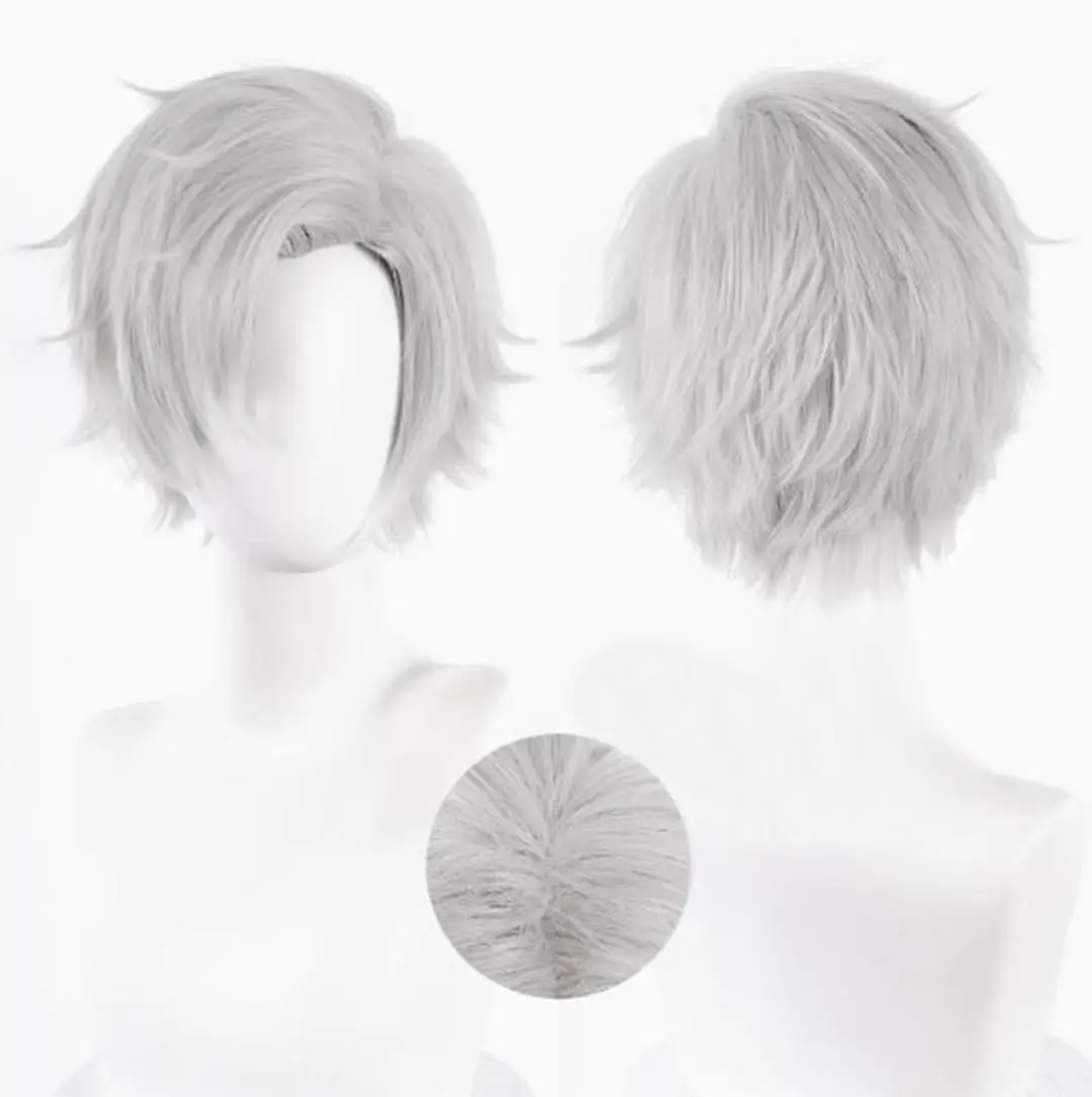 Cosplay Love and Deepspace Sylus Wig Men's Grey Short Fluffy Wig Halloween Anime Party Wig
Cosplay Love and Deepspace Sylus Wig Men's Grey Short Fluffy Wig Halloween Anime Party Wig