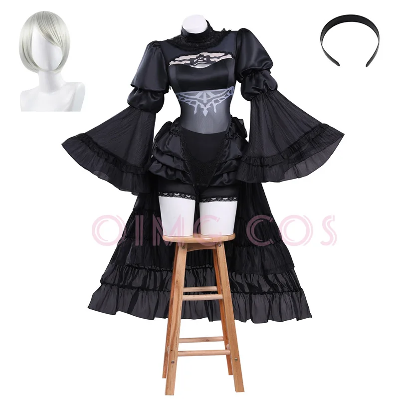 Nier Automata Cosplay Costume Yorha 2B Outfit Games Suit Women Role Play Costumes Girls Party Halloween wedding dress
Nier Automata Cosplay Costume Yorha 2B Outfit Games Suit Women Role Play Costumes Girls Party Halloween wedding dress