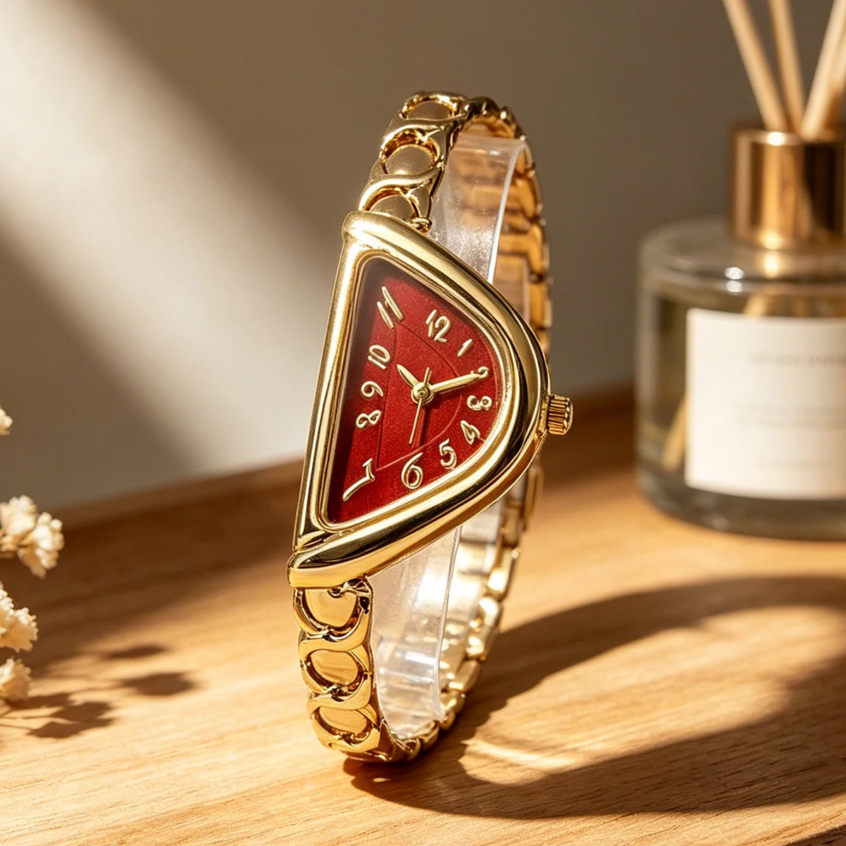 Fashionable Casual Gold Women's Wristwatch, Light Luxury Quartz Bracelet Watch, Niche Style New Women's Watch
Fashionable Casual Gold Women's Wristwatch, Light Luxury Quartz Bracelet Watch, Niche Style New Women's Watch