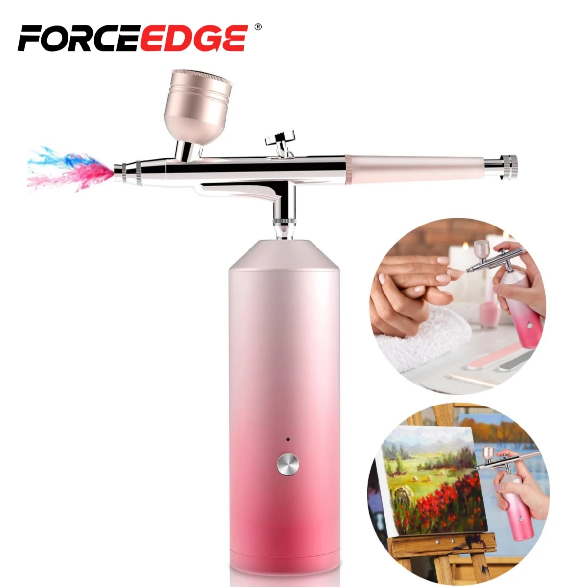Compressor Airbrush Set 40ml Pink All-in-One Mini Spray Gun for Nails Art Makeup Cake Decor Stencils Model Painting
Compressor Airbrush Set 40ml Pink All-in-One Mini Spray Gun for Nails Art Makeup Cake Decor Stencils Model Painting