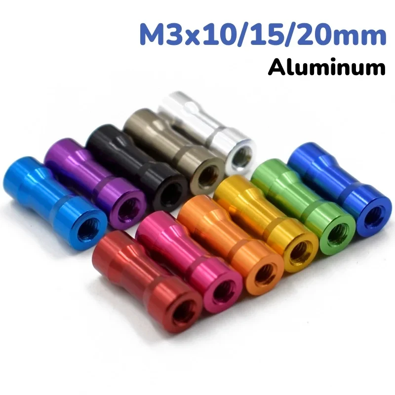 Colourful Aluminum Double Head Round Standoff Spacer Column M3x10 15 20mm
Colourful Aluminum Double Head Round Standoff Spacer Column M3x10 15 20mm