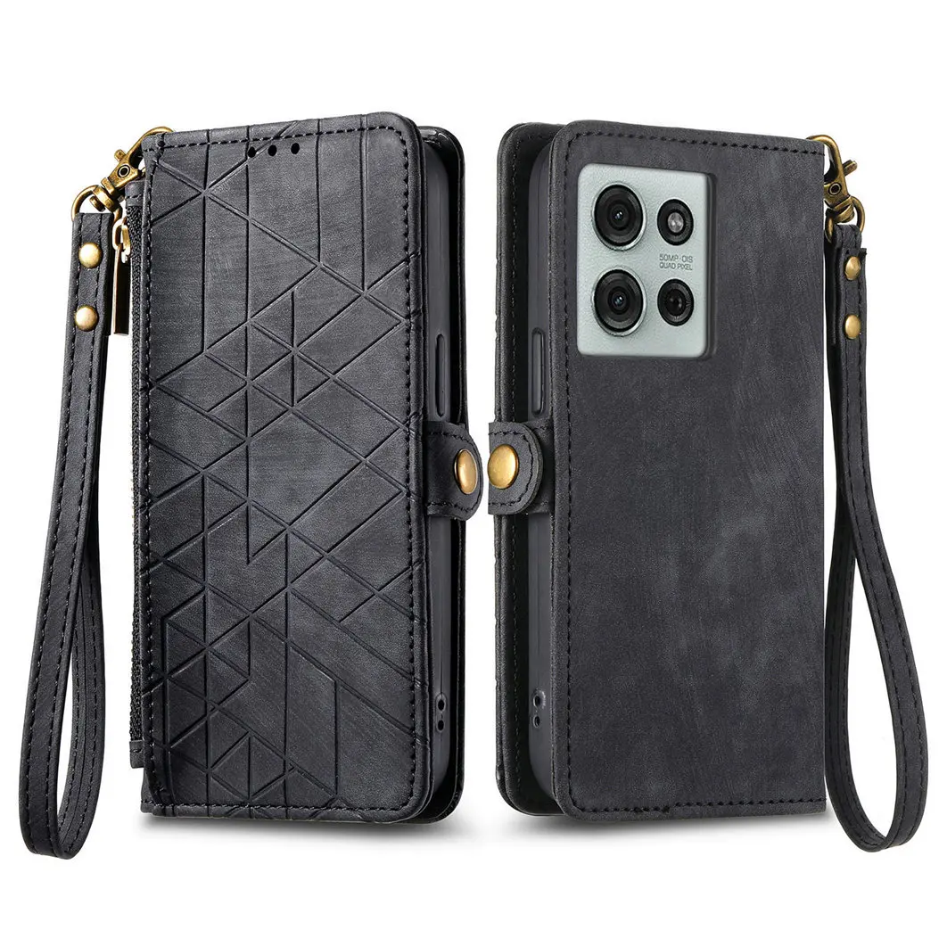 Flip leather zipper wallet cover For Motorola Moto G75 Fall prevention Many Card Slot With Lanyard Phone Case For MotorolaG75
Flip leather zipper wallet cover For Motorola Moto G75 Fall prevention Many Card Slot With Lanyard Phone Case For MotorolaG75