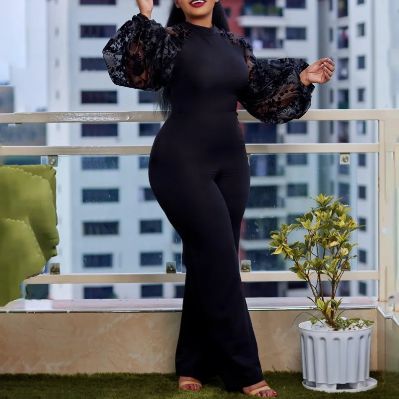 2024 New Fashionable Mesh Jumpsuit Women Overalls Party Lace Rompers New in Bodysuit Long Sleeve Summer Long Pants Y2k
2024 New Fashionable Mesh Jumpsuit Women Overalls Party Lace Rompers New in Bodysuit Long Sleeve Summer Long Pants Y2k