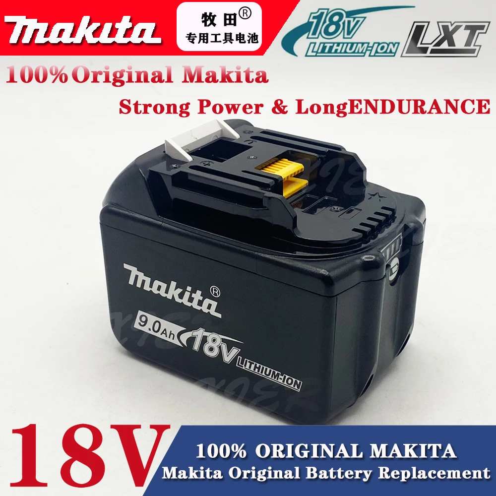 Makita 18V 9Ah Battery Li-ion Replacement LXT BL1860B BL1860 BL1850 BL1830 DHP482RFX9 BL1815 LXT400 for Cordless Drills
Makita 18V 9Ah Battery Li-ion Replacement LXT BL1860B BL1860 BL1850 BL1830 DHP482RFX9 BL1815 LXT400 for Cordless Drills