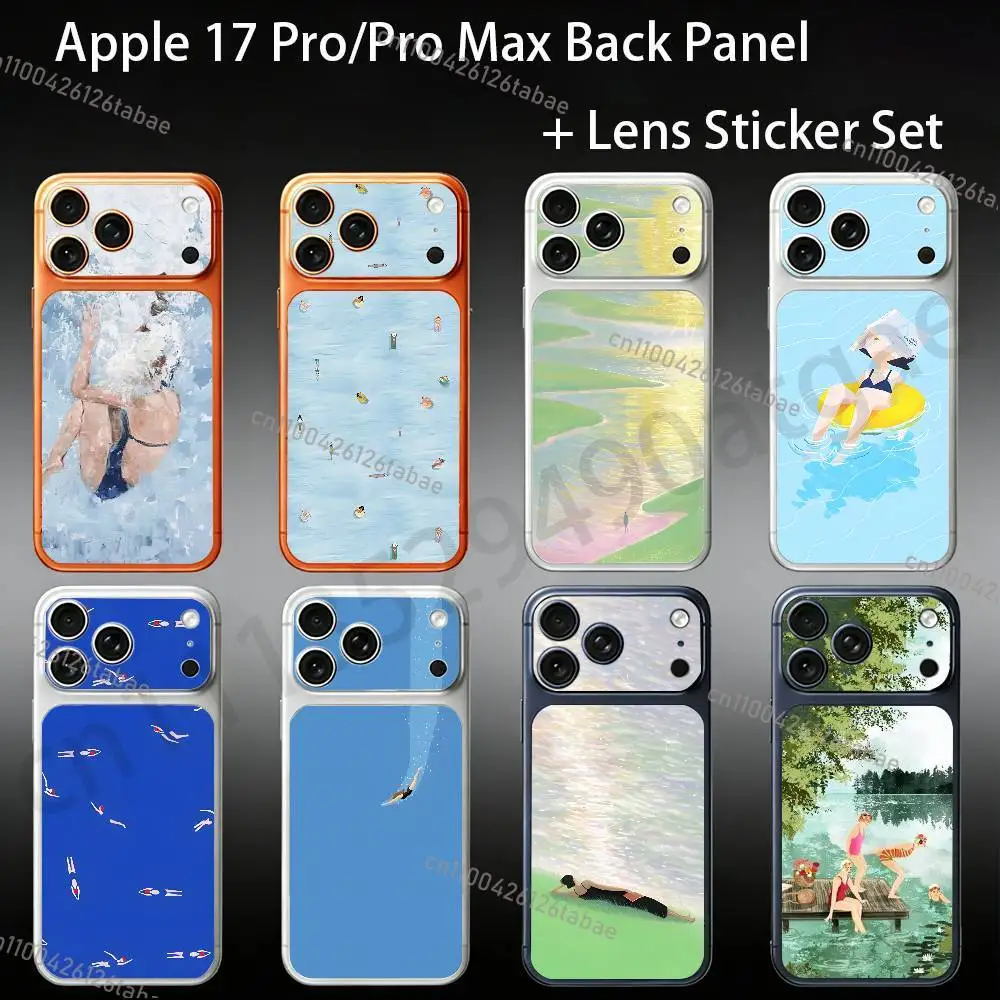 Summer Swimming Pattern For iPhone 17Pro/ProMax Battry Back Cover with Camera Decal Skin Rear Protective Sticker Film
Summer Swimming Pattern For iPhone 17Pro/ProMax Battry Back Cover with Camera Decal Skin Rear Protective Sticker Film
