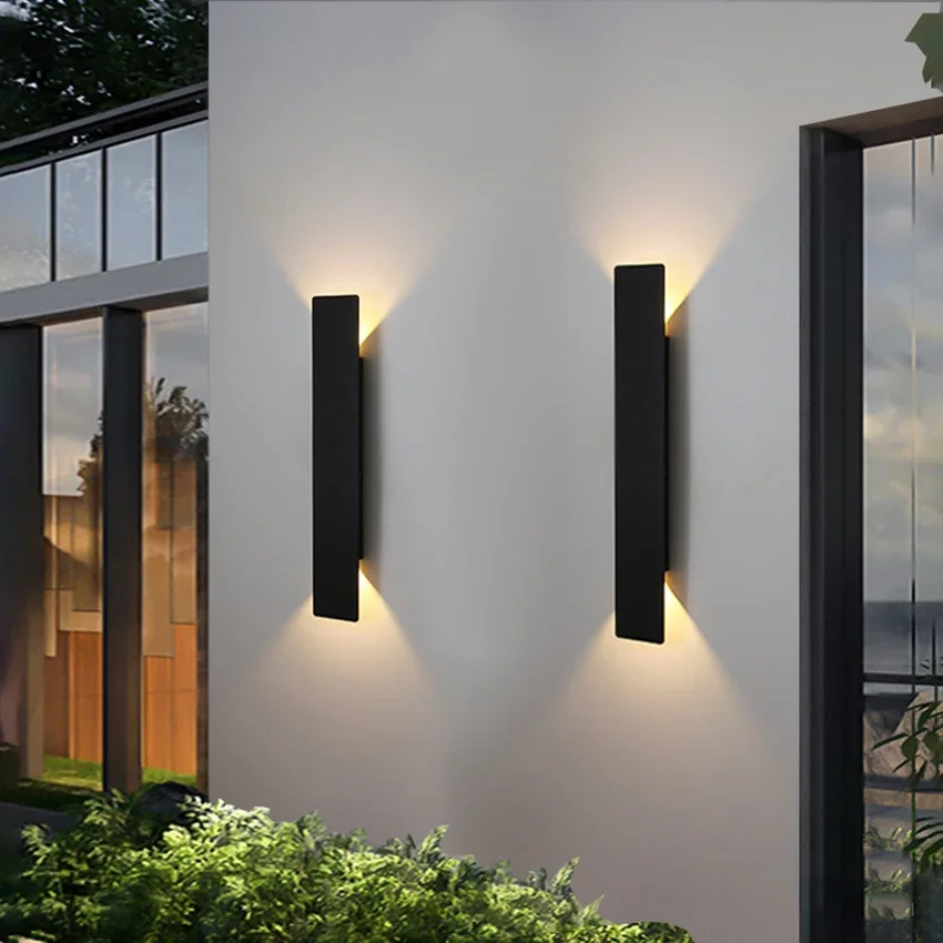Outdoor Waterproof Wall Lamp Modern LED Lamp Black White Aluminum Up Lower Light Wall Lamps Waterproof IP65 110V 220V Fixtures
Outdoor Waterproof Wall Lamp Modern LED Lamp Black White Aluminum Up Lower Light Wall Lamps Waterproof IP65 110V 220V Fixtures