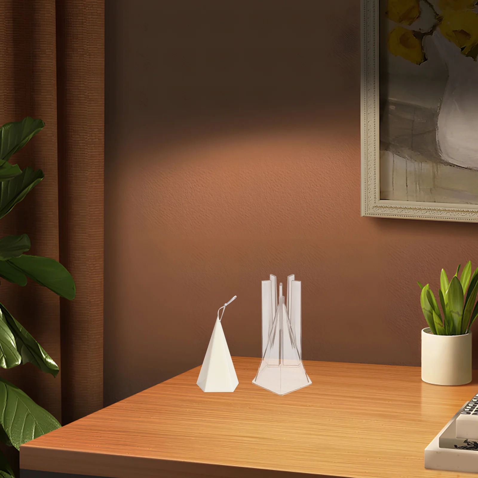 Acrylic Cone Molds Clear Reusable Moulds for DIY Scented Candles Soap Crafting Decorative Home Fragrance
Acrylic Cone Molds Clear Reusable Moulds for DIY Scented Candles Soap Crafting Decorative Home Fragrance