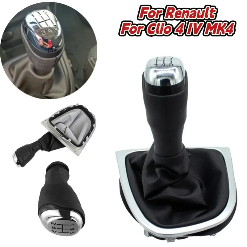 5 Speed Shift Knob With Dust Cover For Renault For Clio 4 IV MK4 2012-2019 Manual Shift Knob Head Replacement Car Interior Parts
5 Speed Shift Knob With Dust Cover For Renault For Clio 4 IV MK4 2012-2019 Manual Shift Knob Head Replacement Car Interior Parts