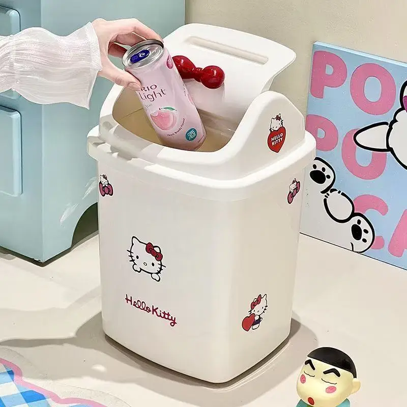 Sanrio HelloKitty Swing Lid Bin Odor Isolation Waste Bin Durable Cute Floor Trash Bin EasyClean SwingGarbage KitchenLivingOffice
Sanrio HelloKitty Swing Lid Bin Odor Isolation Waste Bin Durable Cute Floor Trash Bin EasyClean SwingGarbage KitchenLivingOffice