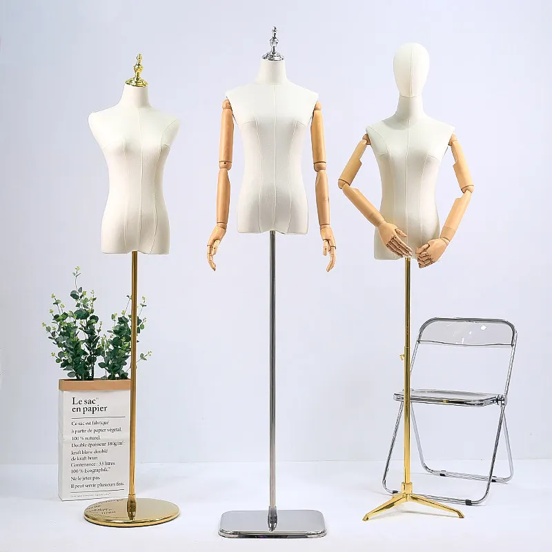 Clothing store model props women's half-body women's clothing window stand clothes shelf wedding dress doll model display stand
Clothing store model props women's half-body women's clothing window stand clothes shelf wedding dress doll model display stand