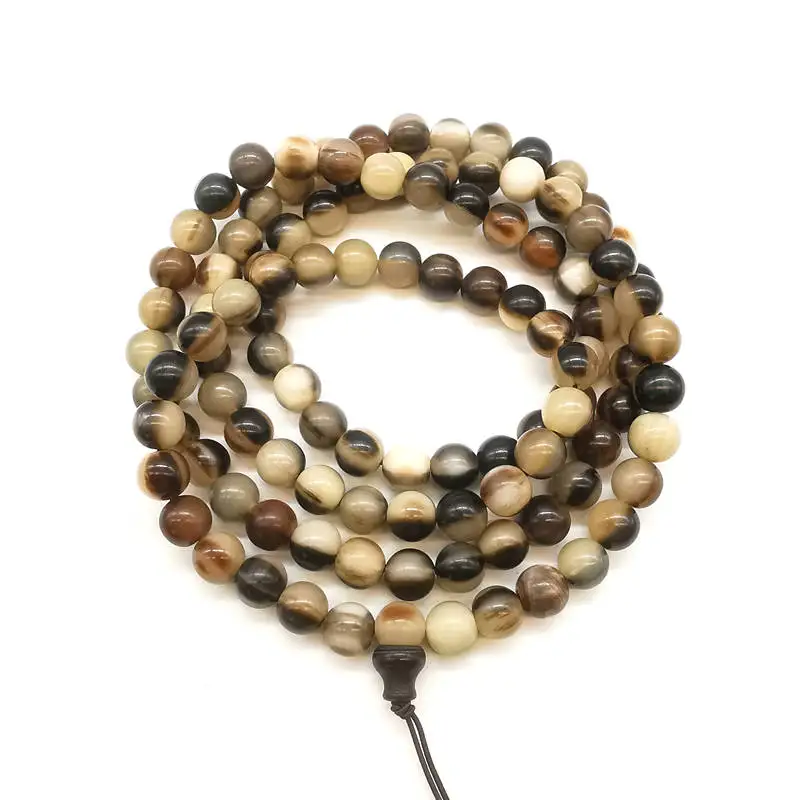 Tibet 108 Natural Yak Horn Meditation Beads 10mm 12mm Good Qulity Natural Horn Beads BRO833
Tibet 108 Natural Yak Horn Meditation Beads 10mm 12mm Good Qulity Natural Horn Beads BRO833