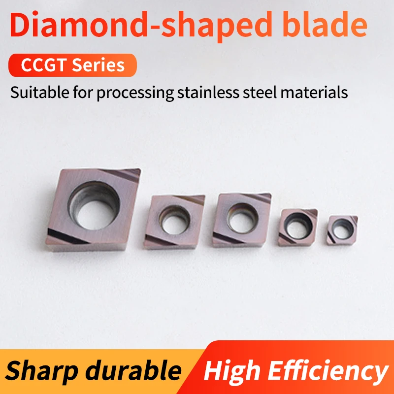 VOKET diamond shaped inner hole blade CCGT09T304R-F LF6018 small boring stainless steel blade
VOKET diamond shaped inner hole blade CCGT09T304R-F LF6018 small boring stainless steel blade