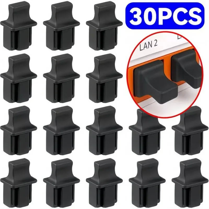 Ethernet Port Cover for RJ45 Dust Plug Silicone LAN Port Cap Protector Anti Dust Stopper for Laptop Router Hub Network Accessory
Ethernet Port Cover for RJ45 Dust Plug Silicone LAN Port Cap Protector Anti Dust Stopper for Laptop Router Hub Network Accessory