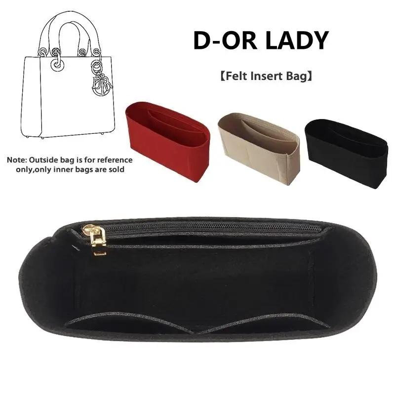 Felt Bag Insert Makeup Handbag Organizer for D Lady Bag Travel Inner Purse Portable Cosmetic Pouch Storage Box Tote
Felt Bag Insert Makeup Handbag Organizer for D Lady Bag Travel Inner Purse Portable Cosmetic Pouch Storage Box Tote