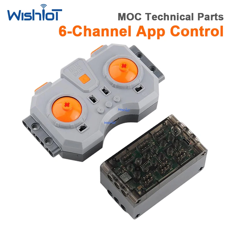 MOC Toy 6 Channel Remote Control 6.0 Powered Module High Power Fast Charge Support APP Control for Car Model Modification
MOC Toy 6 Channel Remote Control 6.0 Powered Module High Power Fast Charge Support APP Control for Car Model Modification
