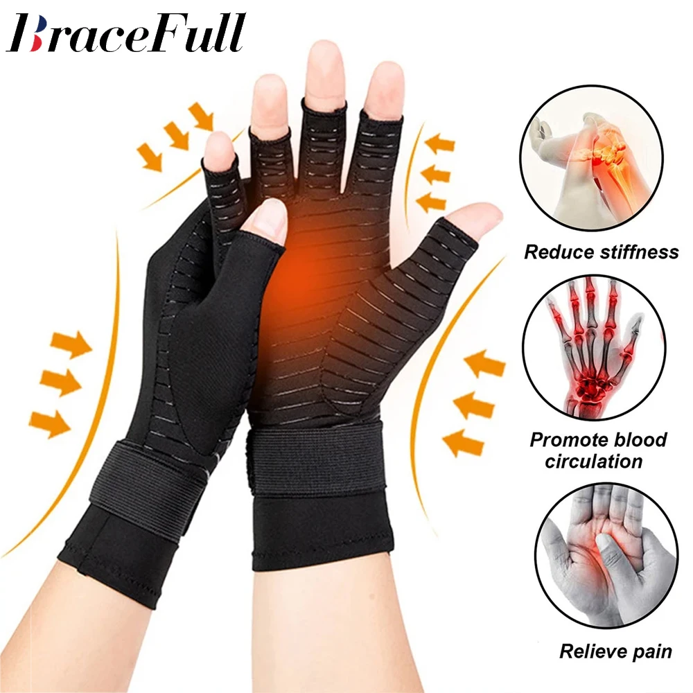 1 Pair Compression Arthritis Gloves with Strap Carpal Tunnel Non-Slip Wear Resistant Lengthened Breathable Fingerless Gloves
1 Pair Compression Arthritis Gloves with Strap Carpal Tunnel Non-Slip Wear Resistant Lengthened Breathable Fingerless Gloves