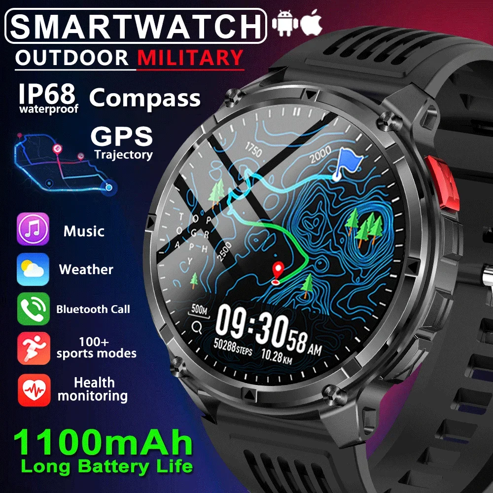 Новые мужские умные часы T-Rex 3 pro, аккумулятор 1100 мАч, GPS, 5 АТМ, водонепроницаемый спортивный трекер, уличный компас, умные часы военного класса
Новые мужские умные часы T-Rex 3 pro, аккумулятор 1100 мАч, GPS, 5 АТМ, водонепроницаемый спортивный трекер, уличный компас, умные часы военного класса