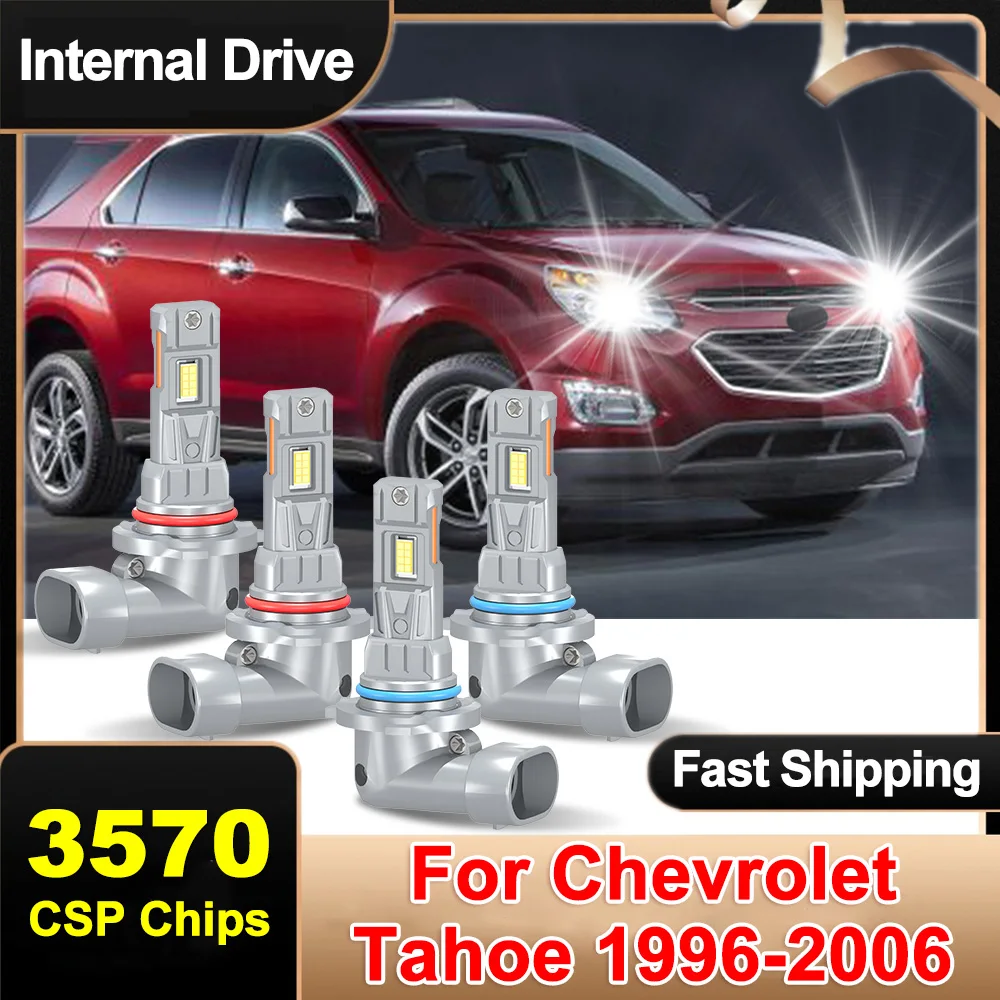 LED Headlight Bulbs Kit for Chevrolet Tahoe 1996-2006 9005 9006 3570 CSP Chips DC12V Extremely Bright Auto Light Bulbs
LED Headlight Bulbs Kit for Chevrolet Tahoe 1996-2006 9005 9006 3570 CSP Chips DC12V Extremely Bright Auto Light Bulbs