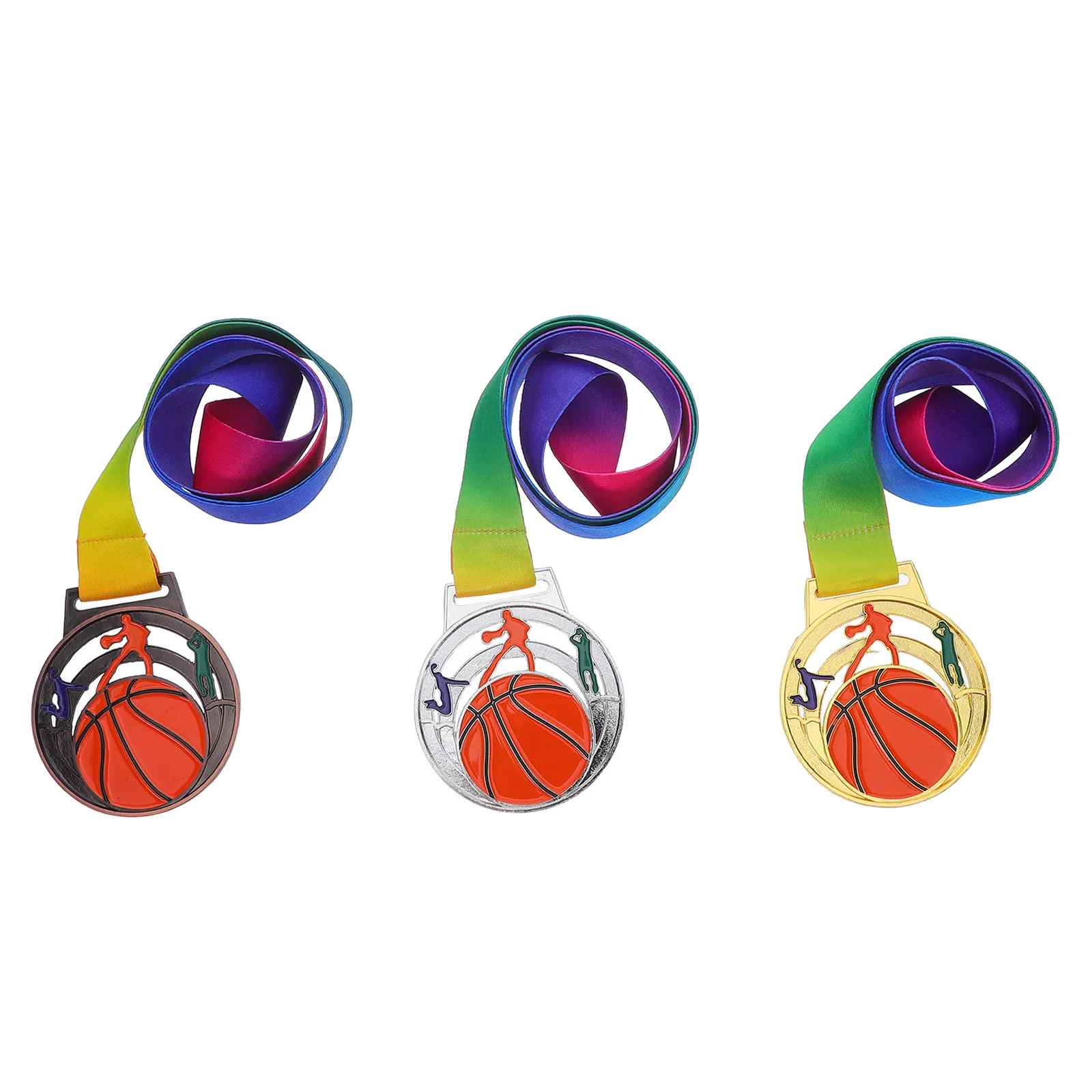 3Pcs Metal Basketball Medals Gold Silver Bronze Sports Team Awards Competition Prize Medals for Kids Medal Sport
3Pcs Metal Basketball Medals Gold Silver Bronze Sports Team Awards Competition Prize Medals for Kids Medal Sport