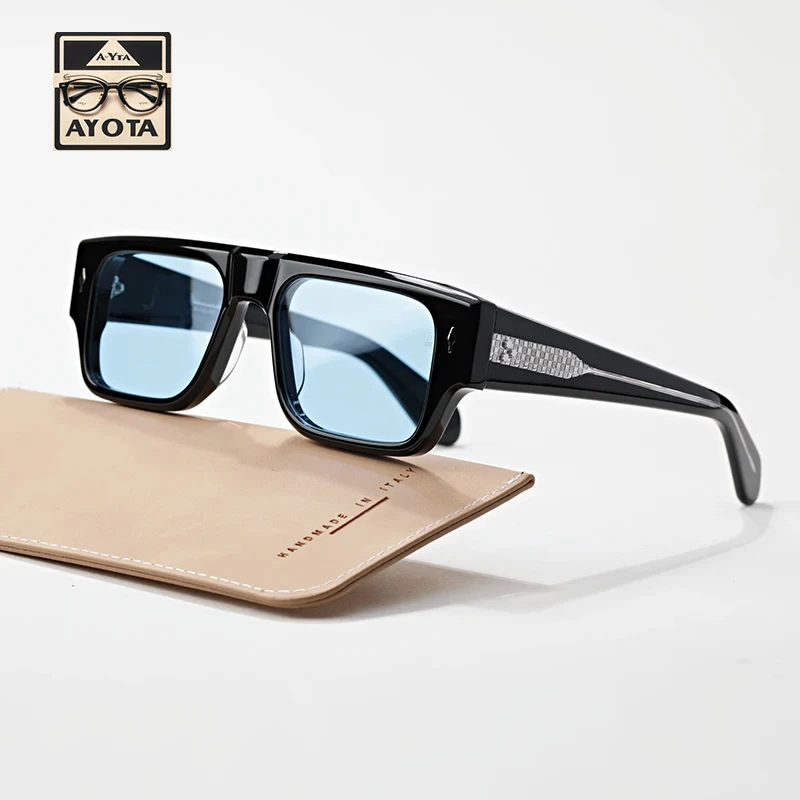 Retro Thick Frame Sunglasses for Men's Luxury Brand Acetate Square Outdoor Handmade UV400 Women's Fashion Sunglasses DEVOTO
Retro Thick Frame Sunglasses for Men's Luxury Brand Acetate Square Outdoor Handmade UV400 Women's Fashion Sunglasses DEVOTO