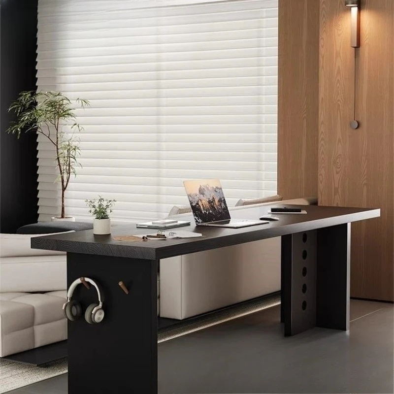 Solid wood sofa, rear strip desk and chair combination
Solid wood sofa, rear strip desk and chair combination
