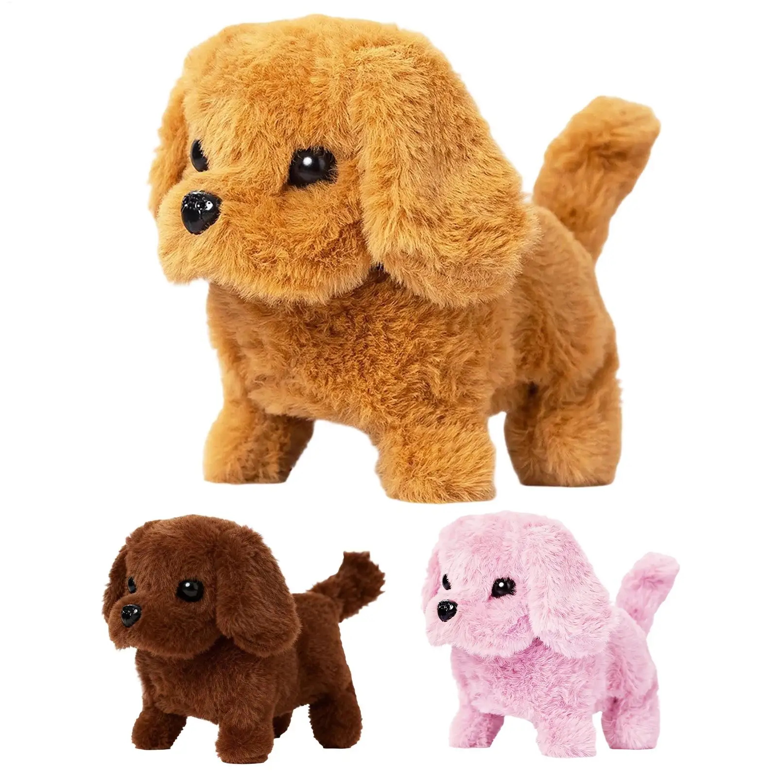 New Electric Realistic Plush Simulation Smart Dog Children Toy Can Walking And Call Electric Plush Robot Pet Dogs For Boys Girls
New Electric Realistic Plush Simulation Smart Dog Children Toy Can Walking And Call Electric Plush Robot Pet Dogs For Boys Girls