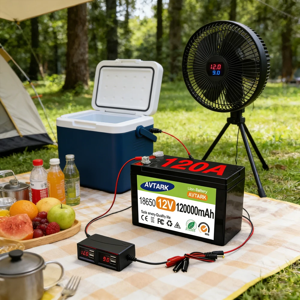 LiFePO4 12V 120Ah Rechargeable Lithium Battery,Built-in BMS,Perfect for Ride on Toys,solar panels,Fish Finders,Power Wheels
LiFePO4 12V 120Ah Rechargeable Lithium Battery,Built-in BMS,Perfect for Ride on Toys,solar panels,Fish Finders,Power Wheels