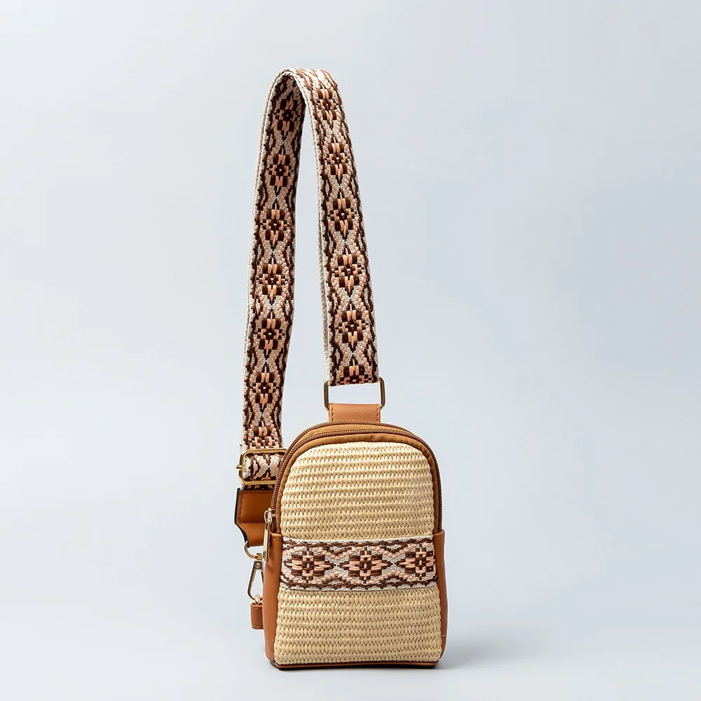 Straw Woven Bag For Women, Women's Beach Vacation Crossbody Bag, Versatile Travel Small Chest Bag
Straw Woven Bag For Women, Women's Beach Vacation Crossbody Bag, Versatile Travel Small Chest Bag