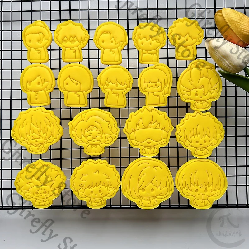 Jujutsu Kaisen Anime Biscuit Mould Cookie Q Edition Pattern Matrix Cookies Moulage Press Bake Printing Instrument Gift
Jujutsu Kaisen Anime Biscuit Mould Cookie Q Edition Pattern Matrix Cookies Moulage Press Bake Printing Instrument Gift