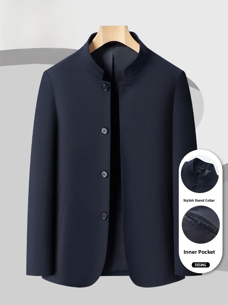 Pierre Cardin Spring Autumn New Sle Men's Busin Jaet Middle-aged Dad Stand Collar Coat Chinese Sle Western Suit
Pierre Cardin Spring Autumn New Sle Men's Busin Jaet Middle-aged Dad Stand Collar Coat Chinese Sle Western Suit