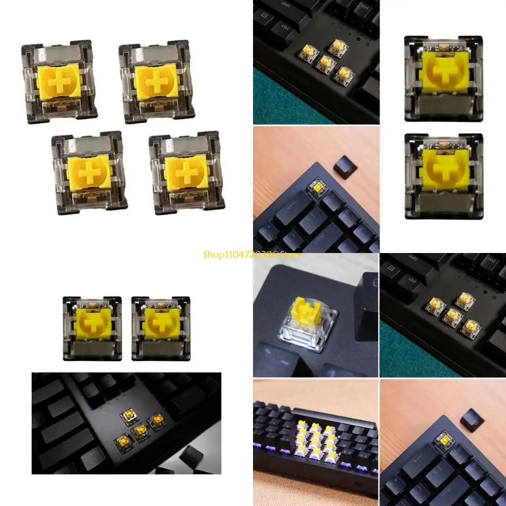 K0EA 4 шт. 3-контактные желтые переключатели RGB для механических клавиатур Blackwidow V3Pro
K0EA 4 шт. 3-контактные желтые переключатели RGB для механических клавиатур Blackwidow V3Pro