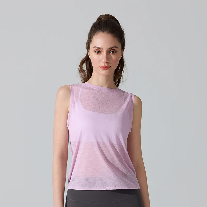 Women Sleeveless Sports Yoga Cover Up Lightweight Breathable Quick Dry Tank Top for Pilates Running Fitness
Women Sleeveless Sports Yoga Cover Up Lightweight Breathable Quick Dry Tank Top for Pilates Running Fitness