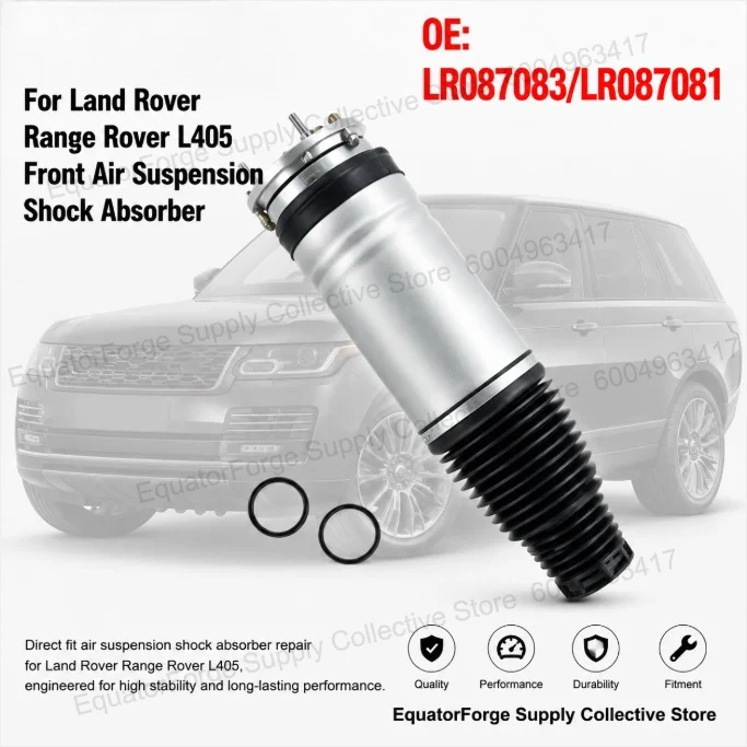Direct Fit High Stability Front Air Suspension Shock Absorber Repair for Land Rover Range Rover L405 - OE LR087083/LR087081
Direct Fit High Stability Front Air Suspension Shock Absorber Repair for Land Rover Range Rover L405 - OE LR087083/LR087081