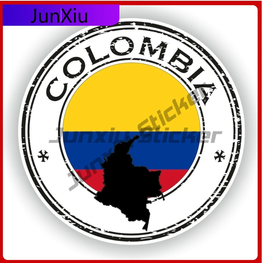 Colombia Seal Sticker Round Flag Creative Waterproof Vinyl Decal Decoration for Motorcycle SUV Rear Windshield Fuel Tank Cap
Colombia Seal Sticker Round Flag Creative Waterproof Vinyl Decal Decoration for Motorcycle SUV Rear Windshield Fuel Tank Cap