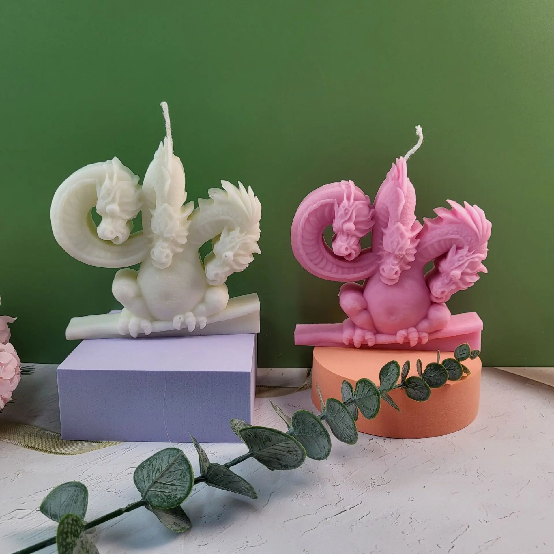 Three Headed Dragon Aromatherapy Candle Silicone Mold Candle Decorative Ornaments Resin Silicone Mold 3D Home Decor Gift
Three Headed Dragon Aromatherapy Candle Silicone Mold Candle Decorative Ornaments Resin Silicone Mold 3D Home Decor Gift