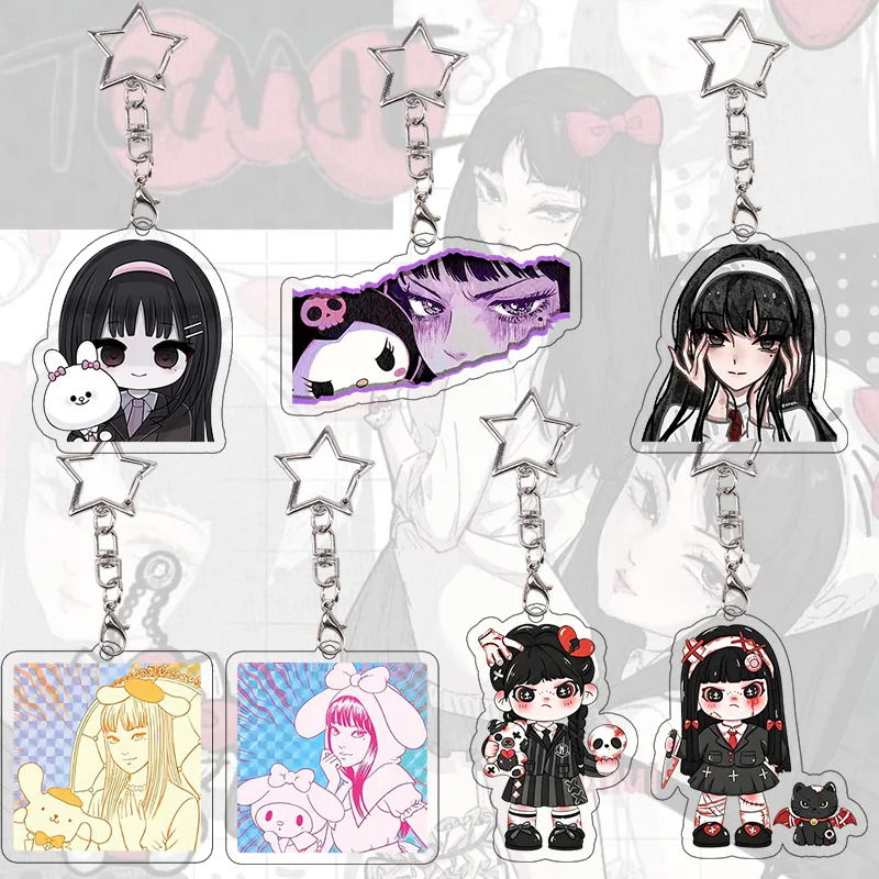 Tomie Acrylic Keychain Exquisite Kawaii Girl Collection Bag Decoration Pendant Accessories Anime Cartoon Keyring Birthday Gift
Tomie Acrylic Keychain Exquisite Kawaii Girl Collection Bag Decoration Pendant Accessories Anime Cartoon Keyring Birthday Gift