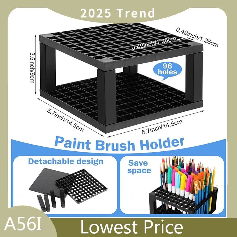 A56I Top 3 Pcs Paint Organizer Set 49 Holes Craft Paint Storage Rack Vertical Paint Rack 2 Oz Paint Bottle Desk Stand For Pens
A56I Top 3 Pcs Paint Organizer Set 49 Holes Craft Paint Storage Rack Vertical Paint Rack 2 Oz Paint Bottle Desk Stand For Pens
