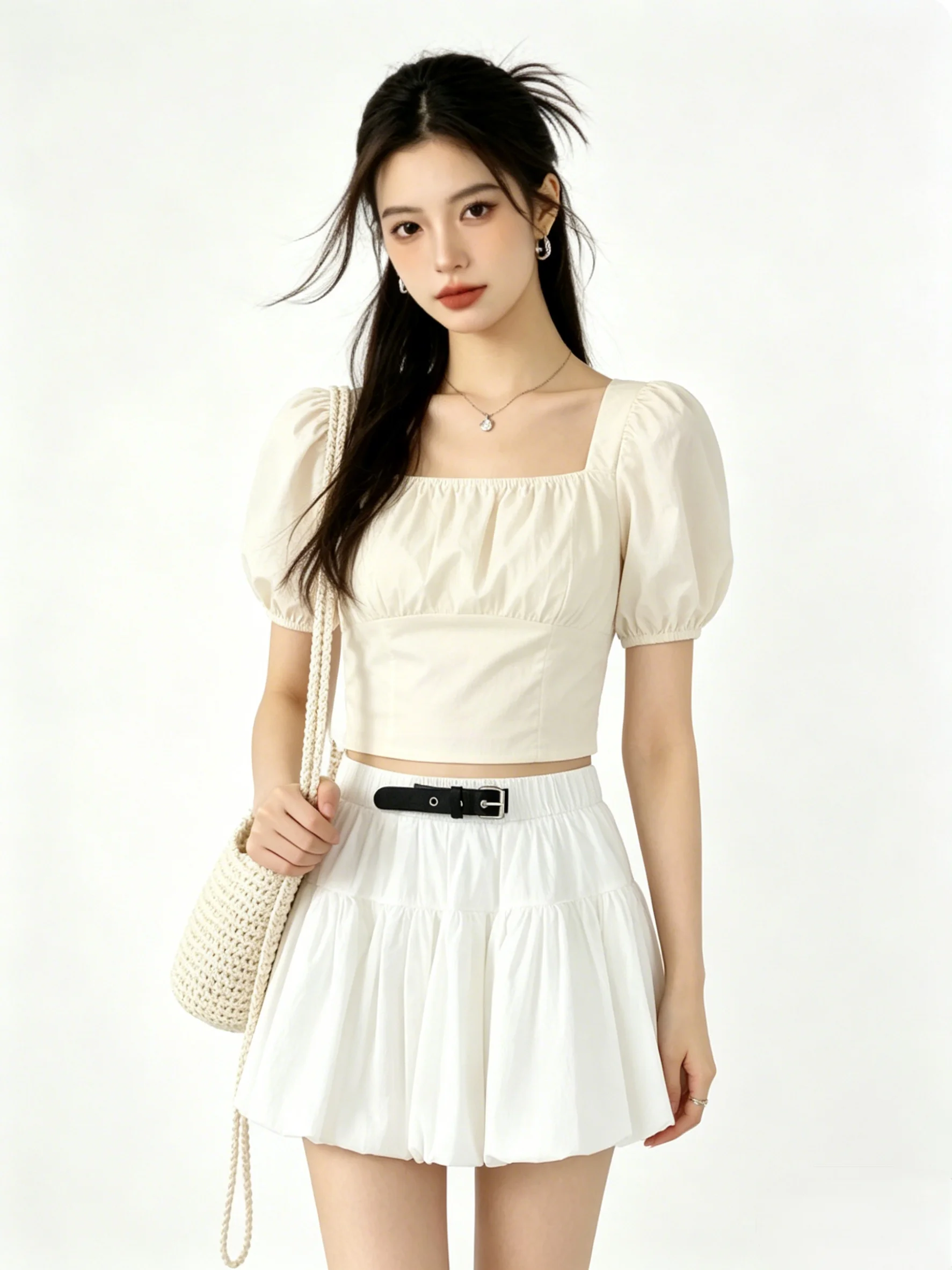 High Waist Pleated Skirt with Belt Floral Print Breathable Skin-Friendly A-Line Short Skirt for Women Summer New Style
High Waist Pleated Skirt with Belt Floral Print Breathable Skin-Friendly A-Line Short Skirt for Women Summer New Style