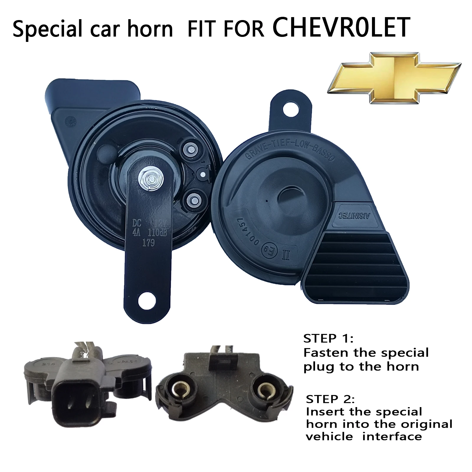 x2 410/510Hz High Low Pitch Snail Horn Loud For Chevrolet Captiva Malibu Cruze Spark
x2 410/510Hz High Low Pitch Snail Horn Loud For Chevrolet Captiva Malibu Cruze Spark