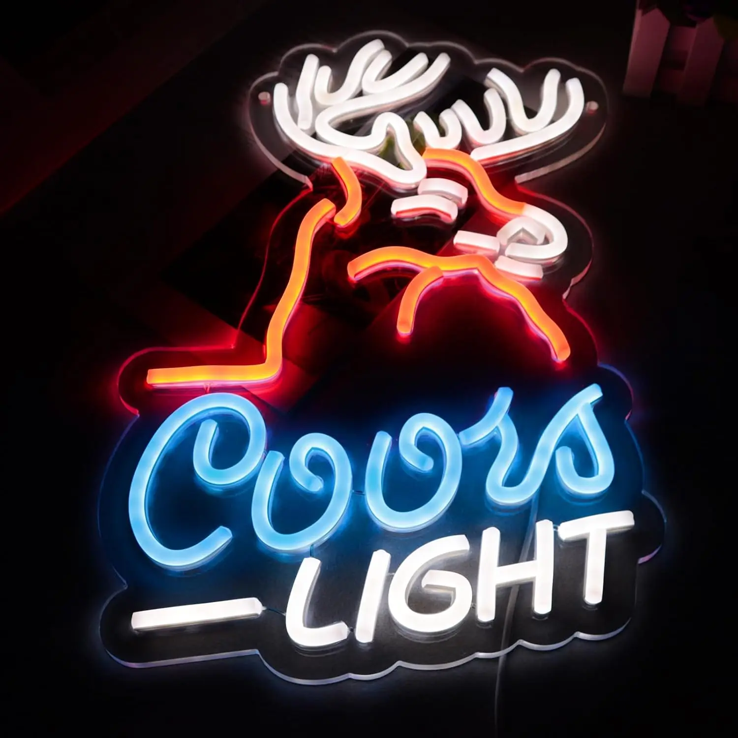 Coors Light Neon Sign Party Decor Playful romantic neon, warm hazy, heart racing
Coors Light Neon Sign Party Decor Playful romantic neon, warm hazy, heart racing