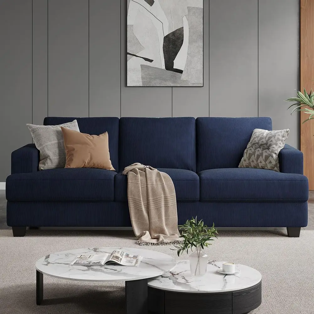 89 Inch Sofa with Extra Deep Seats Oversize, 3 Seater Sofa for Living Room, Modern Couch and Sofa, Comfy Armrests and Seats and
89 Inch Sofa with Extra Deep Seats Oversize, 3 Seater Sofa for Living Room, Modern Couch and Sofa, Comfy Armrests and Seats and