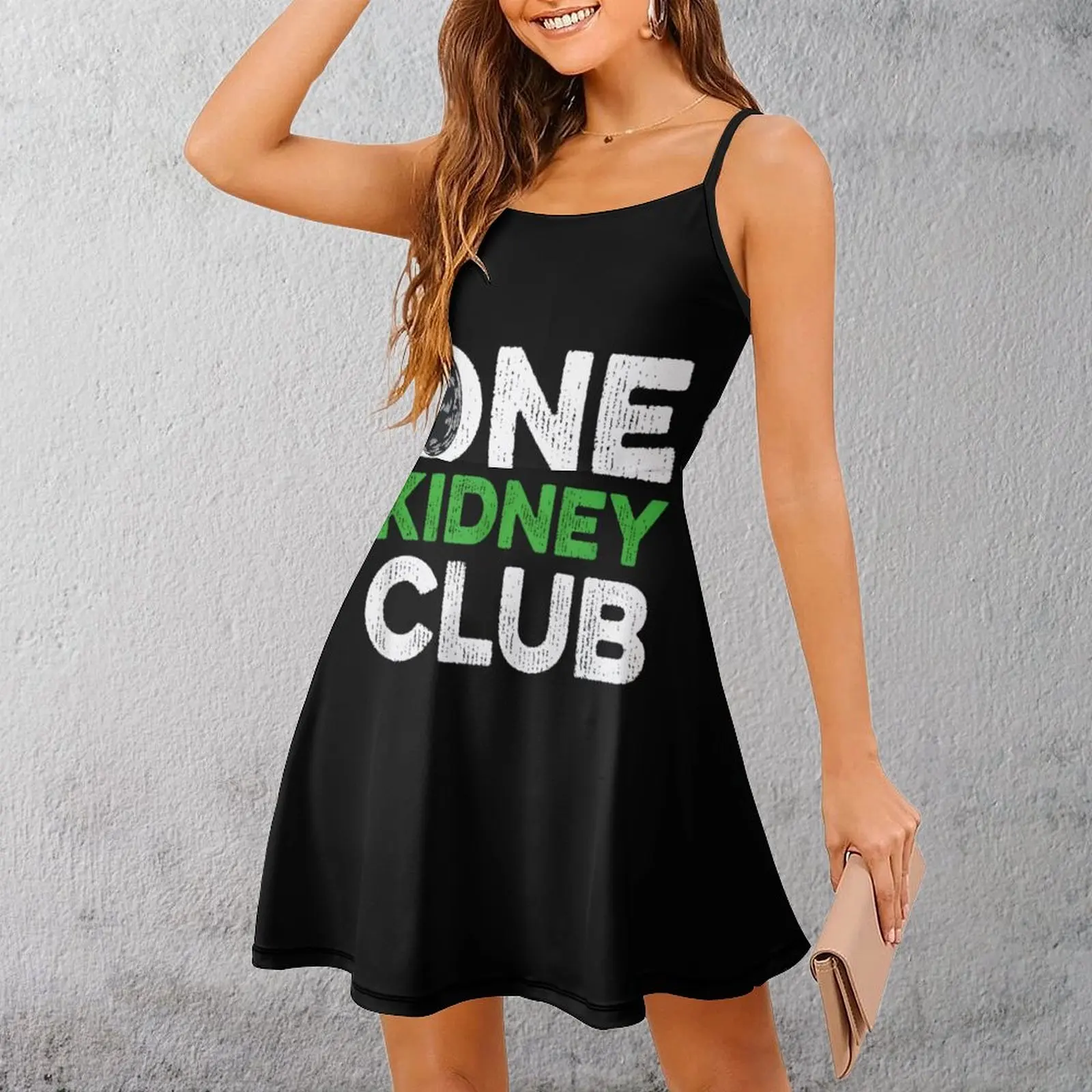 Сексуальная футболка с рисунком клуба One Kidney, женское платье на бретельках, женское платье с юмором и графикой для отпуска, платье с ремешками и графикой
Сексуальная футболка с рисунком клуба One Kidney, женское платье на бретельках, женское платье с юмором и графикой для отпуска, платье с ремешками и графикой