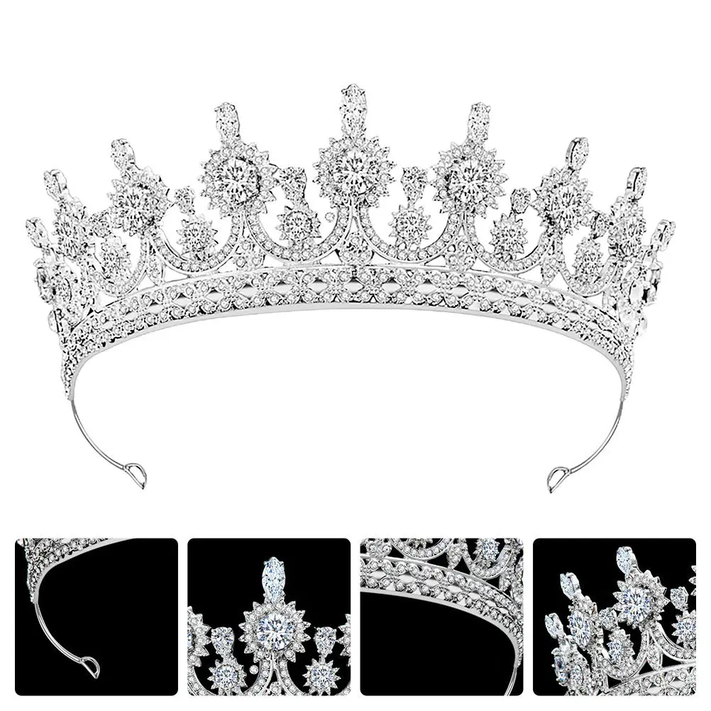 Rhinestone Bridal Crown Tiara for Women Wedding Headpiece Crystal Hair Jewelry Elegant Aristocratic Headdress for Bride
Rhinestone Bridal Crown Tiara for Women Wedding Headpiece Crystal Hair Jewelry Elegant Aristocratic Headdress for Bride