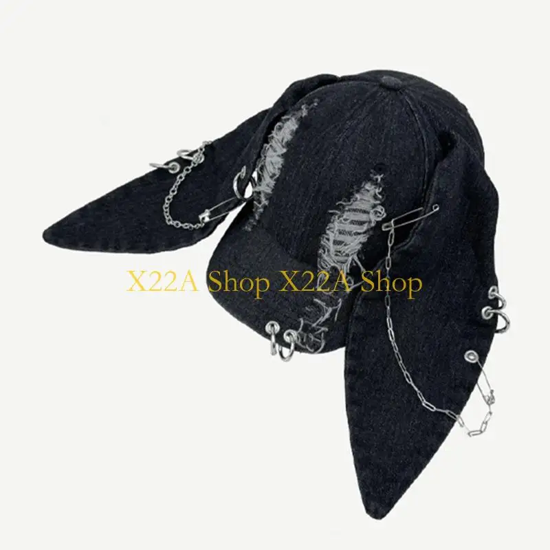 Unique Distressed Baseball Hat with Rabbit Ears Sunproof Visor Hat for Spring Camping Adult Outdoor Breathable Cycling Hat
Unique Distressed Baseball Hat with Rabbit Ears Sunproof Visor Hat for Spring Camping Adult Outdoor Breathable Cycling Hat
