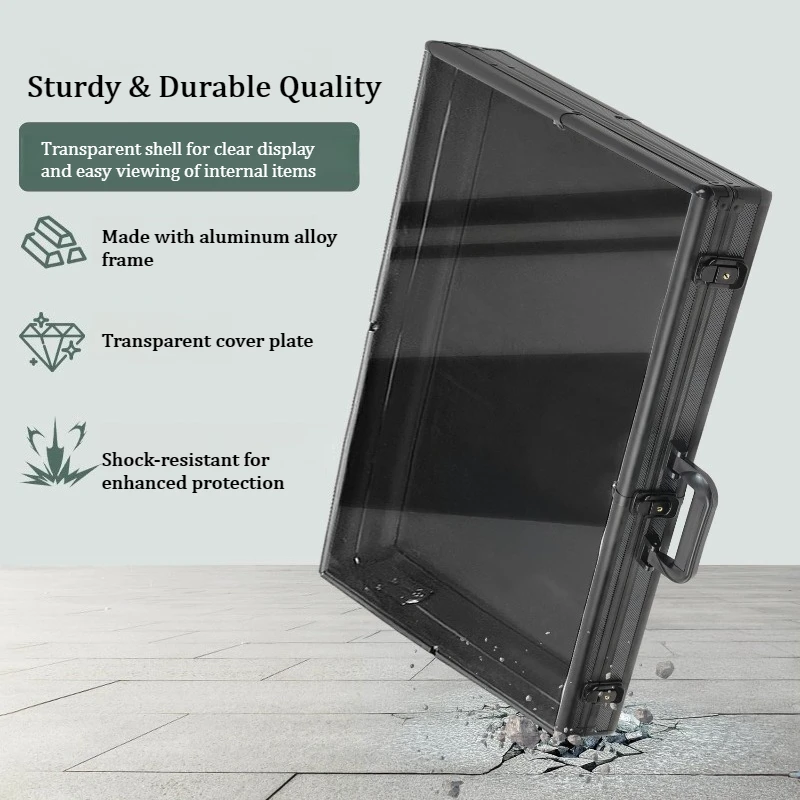 Multifunctional Aluminum Alloy Tool Box Card Storage Box, Foldable Portable Stall Case with Safety Lock for Street Market Vendor
Multifunctional Aluminum Alloy Tool Box Card Storage Box, Foldable Portable Stall Case with Safety Lock for Street Market Vendor