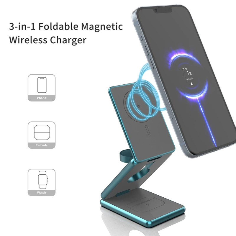 Fast Charging Dock Station fast charging 3 in 1 Wireless charging bracket foldable wireless charger Converter Multi-function
Fast Charging Dock Station fast charging 3 in 1 Wireless charging bracket foldable wireless charger Converter Multi-function